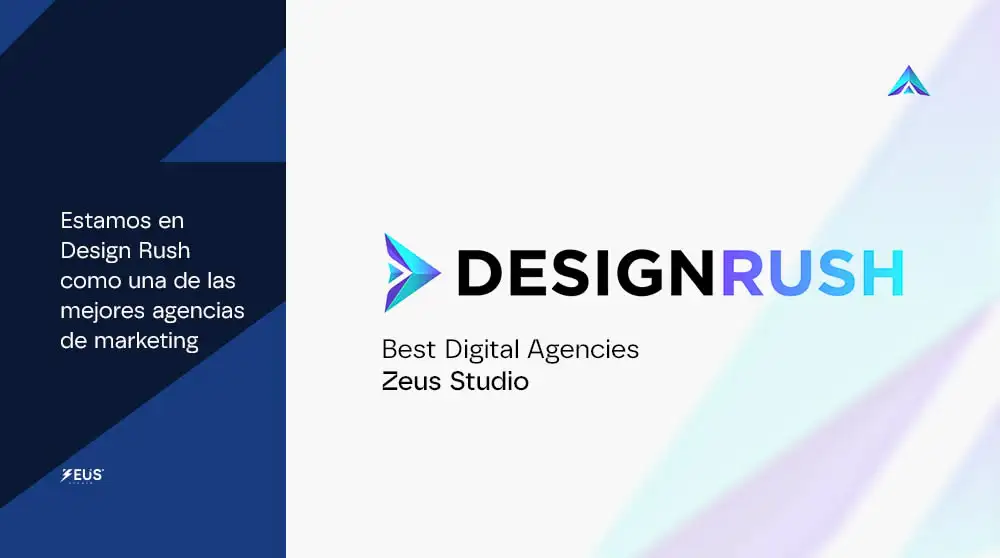 Zeus Studio en Design Rush como una de las mejores agencias de marketing digital
